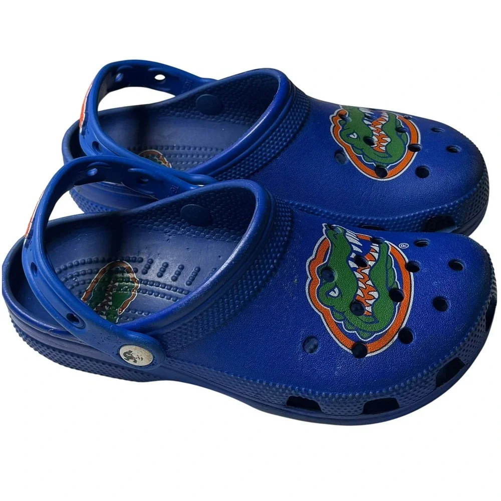 Crocs Clogs Men 4/Women 6/4Y Blue Florida Gators NCAA Collegiate Slip On Shoes